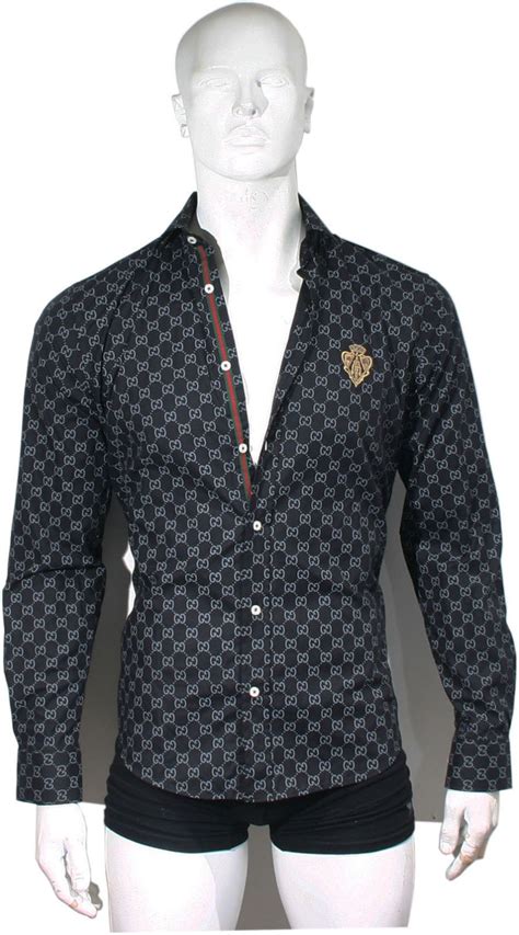 gucci button up dress shirt|gucci formal shirts.